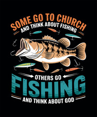 Fishing T-shirt Design