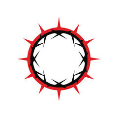 red circle of thorns