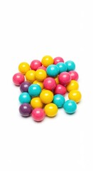 A Colorful Pile of Gumballs