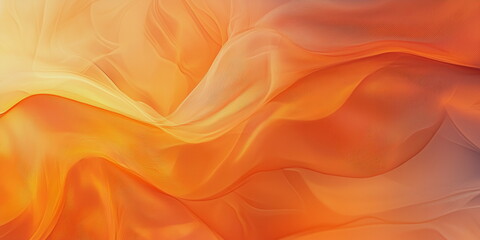 Fototapeta premium Abstract orange background. Soft bright waves