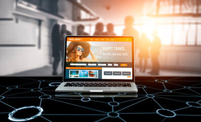 Online travel agency website for modish search and travel planning offers deal and package for...