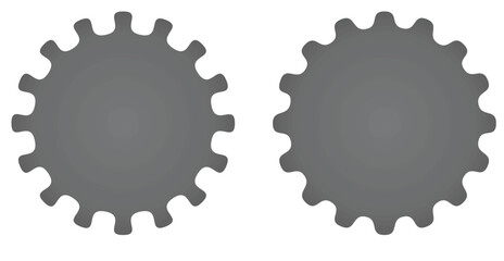  Grey round labels. vector illustration