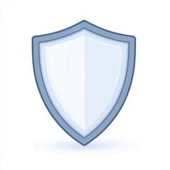 Stylized blue shield icon representing protection and security.