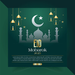 Eid Mobarok Post design Template