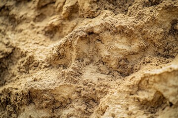 A detailed look at the texture of sand and rocks, great for background or texture usage