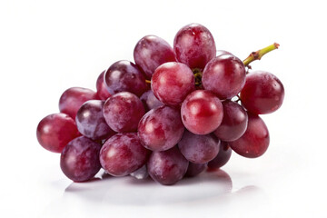 Fototapeta premium red grapes isolated on white