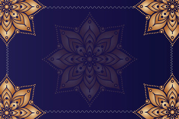 Flower mandal background artwork