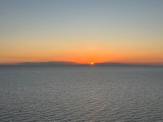 Obraz premium sunset over the sea