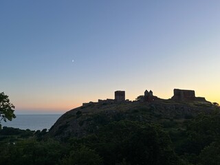 Obraz premium sunset over the fortress