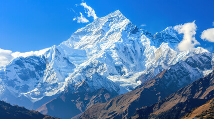 Obraz premium snow covered mountains