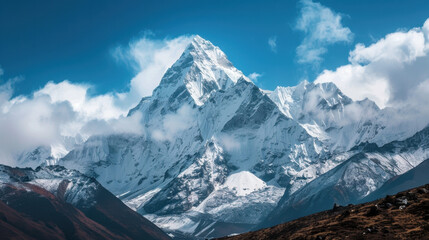 Fototapeta premium snow covered mountains