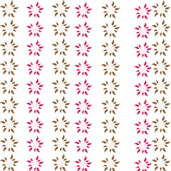 set of pink and purple floral frames