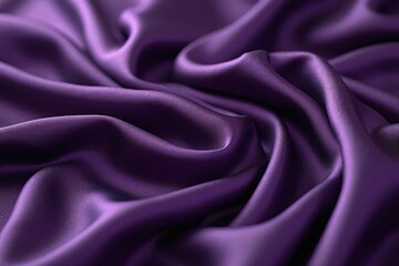 Fototapeta premium Purple Silk Fabric Texture. High-Resolution Background. Suitable For Interior Or Fashion Or Digital Rendering. Perfect For Graphic Design Or Branding Or Packaging Or Product Mockups.
