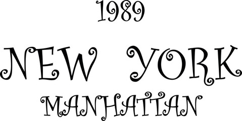 illustration, manhattan, text, america, city, background, vector, york, graphic, design, brooklyn, usa, typography, font, fashion, sport, print, new york, retro, texture, jersey, modern, 