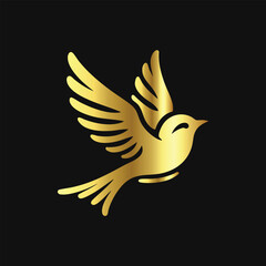Premium Bird Symbol: Luxury and Freedom Combined
