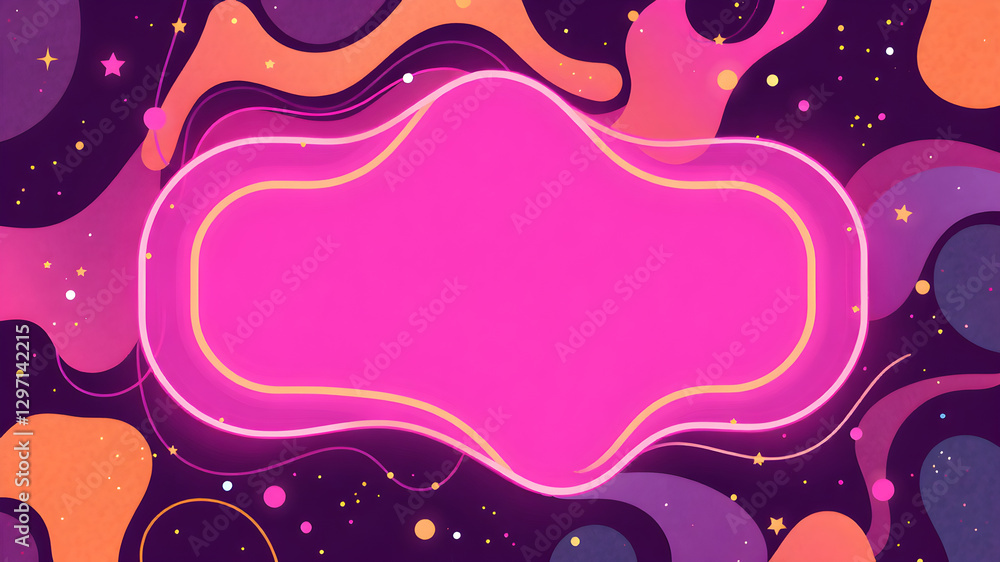 Poster abstract web banner design template. banner - design element