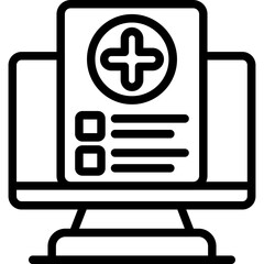 Electronic Medical Records Icon