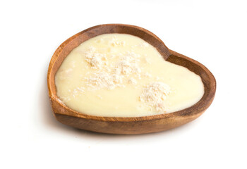bowl of condensed milk