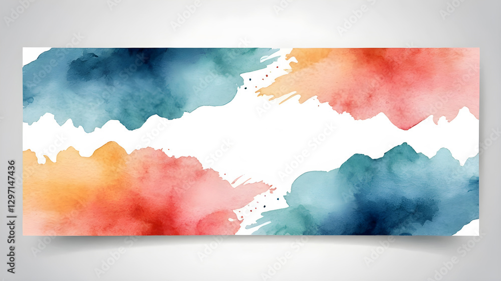 Poster abstract web banner design template. banner - design element