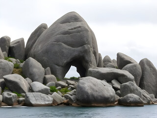 Fototapeta premium stones in the sea