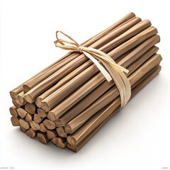 wood stick isolated