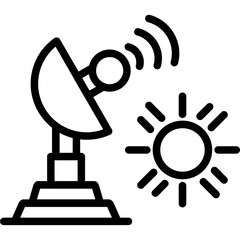 Dish Stirling System Icon