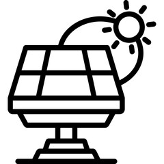 Solar Power Tower Icon