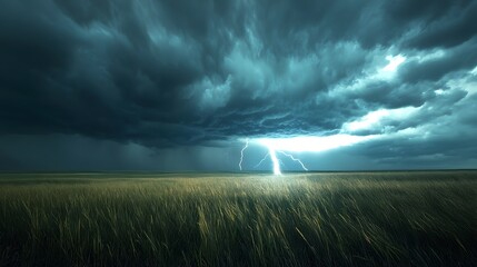 Glitch digital matrix effect with cascading numbers