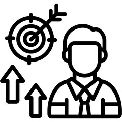 Goal Setting Icon