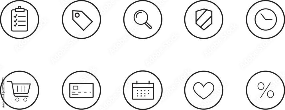Poster mobile apps use icon in flat line set. vector pictograms and infographic for mobile applications,