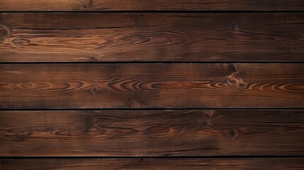 Fototapeta premium Dark wood texture background. Natural brown wooden surface.