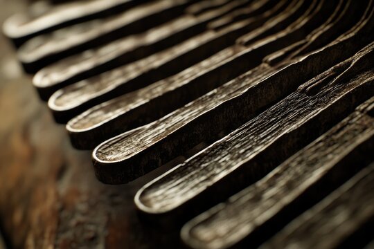 Close-up of weathered, parallel wooden slats, showing texture and age.