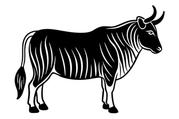 Obraz premium Takin Vector Illustration. A Unique Animal Art for Your Designs