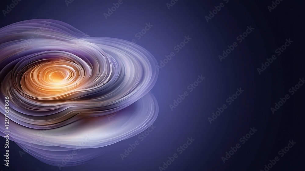 Poster colorful light swirls creating an abstract background design for creative projects