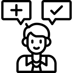 Yes-No Response Icon