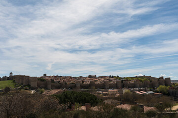 Fototapeta premium photographs of the landscapes of the Spanish fortified walled city of Ávila