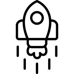 Rocket Launch Icon