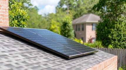 Solar Panels on House Roof