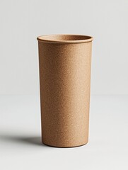 Natural Eco-Friendly Cork Container for Sustainable Living Decor