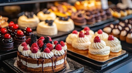 Tasty desserts at the bakery!