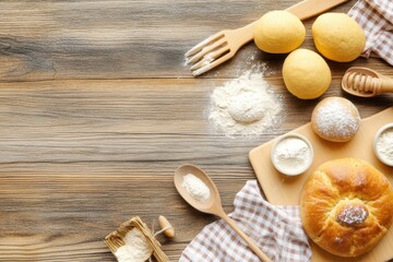 Baking food banner