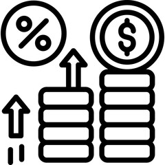 Interest Rate Icon