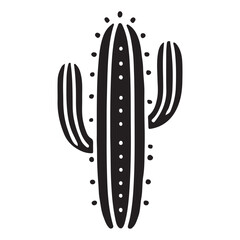 Cactus Plant Illustration Desert Vegetation Vector Graphics Art