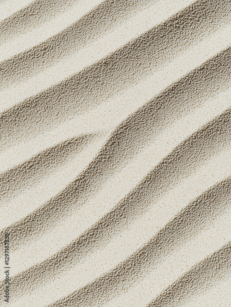 Aufkleber Detailed macro image of sand dune with textured patterns and shadows