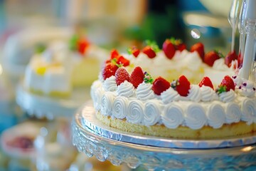 Cake food banner