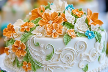 Cake food banner