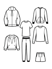 clothing, shirt, fashion, clothes, vector, jacket, t-shirt, illustration, Adobe Illustrator Artwork
