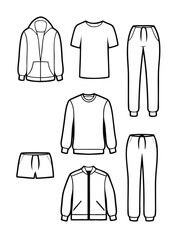 clothing, shirt, fashion, clothes, vector, jacket, t-shirt, illustration, Adobe Illustrator Artwork