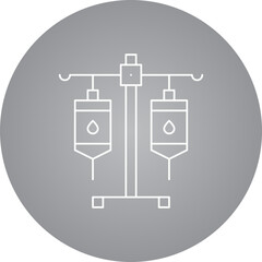 Drip Stand single vector icon illustration
