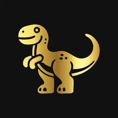 Elegant Dinosaur Vector Illustration
